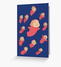 Little Ponyos Greeting Card