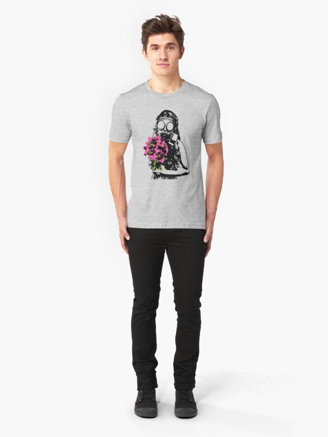 Alternate view of Beautifully Toxic Graphic T-Shirt Slim Fit T-Shirt