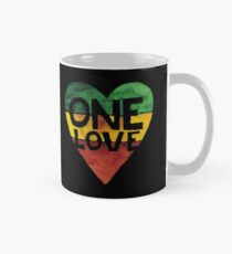 Eine Liebe Musik Rasta Reggae Herz Frieden Wurzeln Tasse