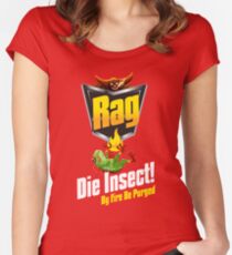 Die Insekt! Tailliertes Rundhals-Shirt