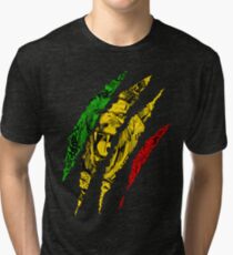 Camiseta de tejido mixto Guerrero León de Judá Rey Rasta Reggae Jamaica Roots