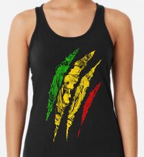 Krieger Löwe von Juda König Rasta Reggae Jamaika Wurzeln Racerback Tank Top