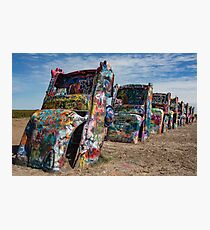 Cadillac Ranch, Amarillo, Texas Photographic Print