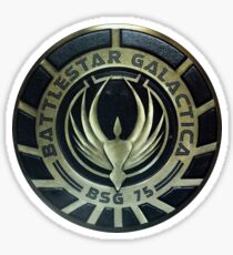 Battlestar Galactica Badge Sticker