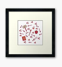 Role Playing Items Framed Print