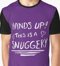 Hands Up! This is a Snuggery Graphic T-Shirt