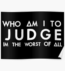 judge (white) Poster