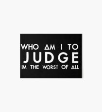 judge (white) Art Board