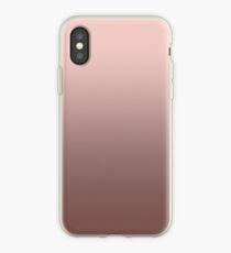 Ombré rose gold iPhone Case