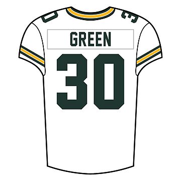 Ahman Green Home Jersey Sticker for Sale by designsheaven