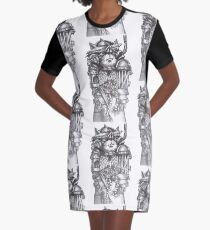 STEAM MAN Graphic T-Shirt Dress