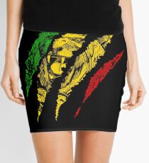 Krieger Löwe von Juda König Rasta Reggae Jamaika Wurzeln Minirock