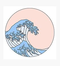 aesthetic wave Photographic Print