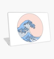 aesthetic wave Laptop Skin