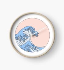 aesthetic wave Clock