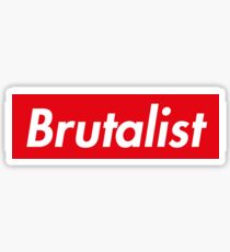 Brutalist Sticker