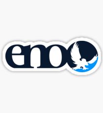 Blue Striped Eno Sticker