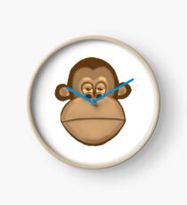 Meh Monkey Clock