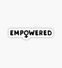 EMPOWERED – black Sticker