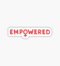 EMPOWERED – peach Sticker