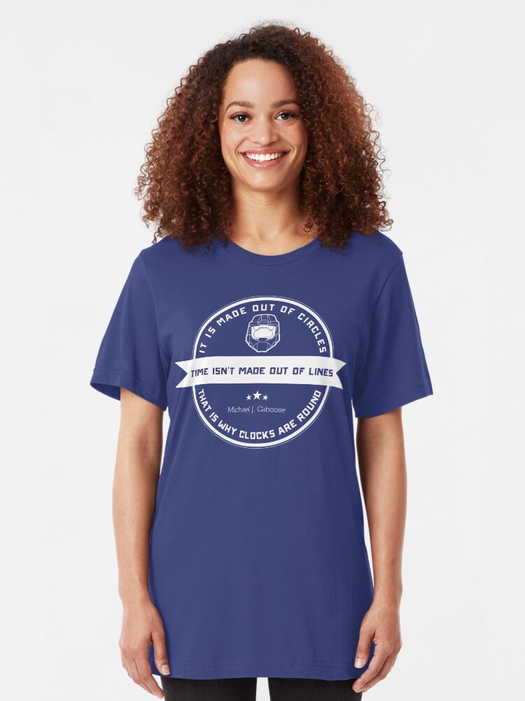 Alternate view of Time, line? Slim Fit T-Shirt