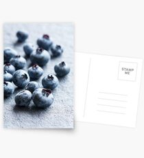 Frische Blaubeeren Postkarten