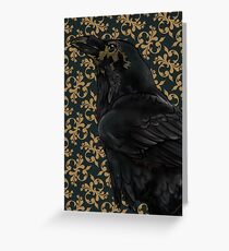 Raven Greeting Card