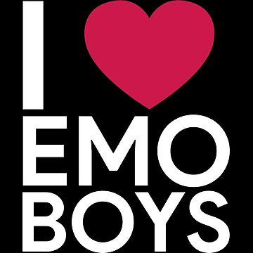 I Love Emo Boys  Poster for Sale by suns8