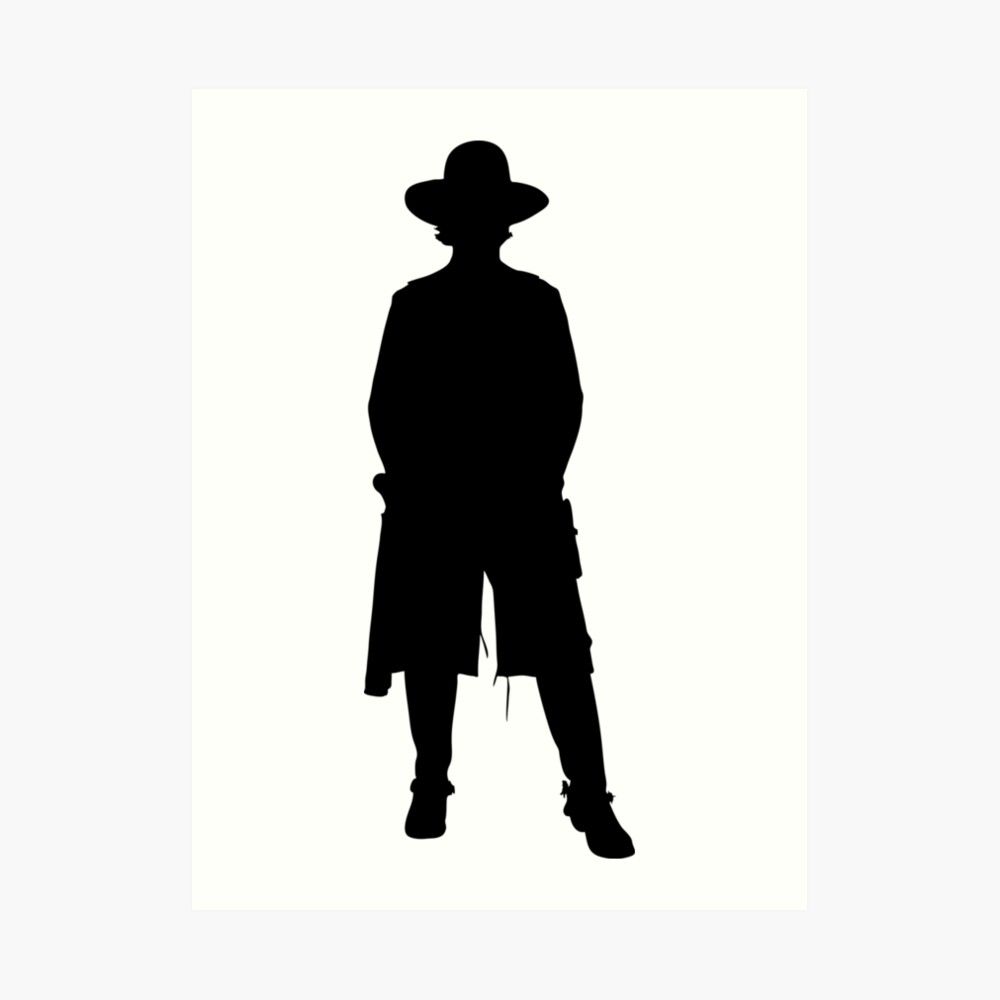 Download "Western Theme - Cowboy Silhouette" Art Print by ...