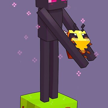 Minecraft Enderman and Creeper Postcard for Sale by ddkart