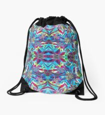 Floral Fantasy Collection - Flower Frenzy Fiesta Drawstring Bag