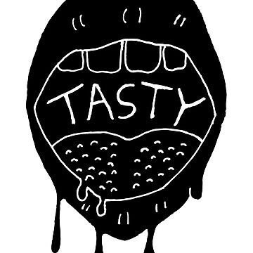 "tasty black" Essential T-Shirt for Sale by MeltCo | Redbubble