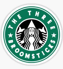 The Three Broomsticks Coffee Shop Sticker