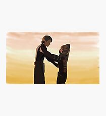 Anakin and Ahsoka Photographic Print
