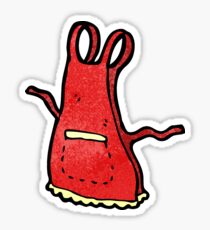 kitchen apron cartoon Sticker