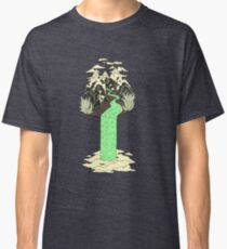 Levitating Island with a Source coming from nowhere Classic T-Shirt