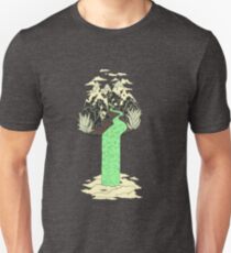 Levitating Island with a Source coming from nowhere Unisex T-Shirt