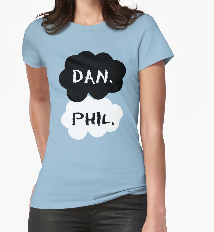 Quot Dan Phil Tfios Quot Womens Fitted T Shirts By Susanna quot dan phil tfios quot womens fitted t shirts by susanna