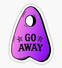 Pastel Ouija Go Away Sticker