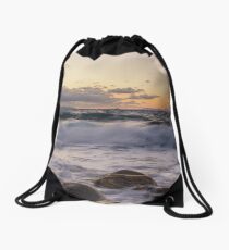 Waves Drawstring Bag