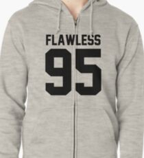Flawless '95 - Jersey Tee Zipped Hoodie