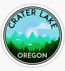CRATER LAKE NATIONAL PARK OREGON MOUNTAINS HIKING CAMPING HIKE CAMP BOATING FISHING 3 Sticker