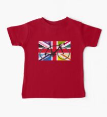 Bike Flag United Kingdom (Multi Coloured) (Big - Highlight) Baby Tee