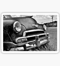 1951 Chevrolet Power Glide Black And White Sticker
