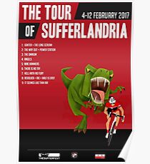 Official Tour of Sufferlandria 2017 Poster - MALE Rider Poster