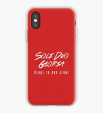 Soli Deo Gloria iPhone Case