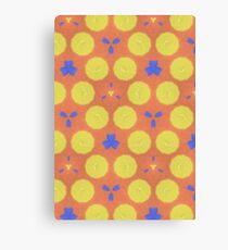colorful trendy unique pattern Canvas Print