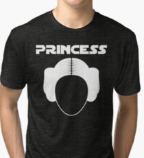 Star Wars Princess Leia Carrie Fisher white Tri-blend T-Shirt