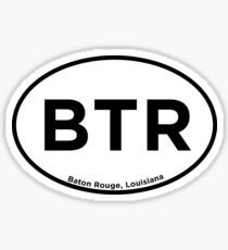 Baton Rouge Airport Code Sticker