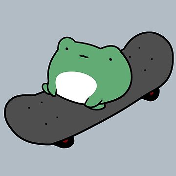 Artwork thumbnail, Skateboarding Frog by SaradaBoru